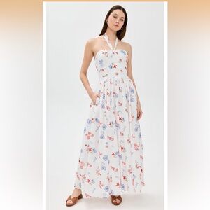 NEW Nautical Halter Maxi Dress